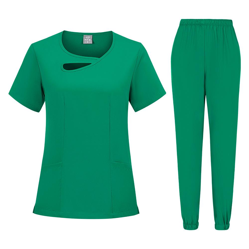 Unisex Rychleschnoucí Dělený Scrub Oblek pro Spa, Salony & Lékařské Použití