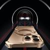 For iPhone 13 Pro Magnetic Case with Kickstand Four Corner Airbag Heat Dissipation Metal Phone Cover