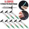 25mm Car Wheel Tyre Cylindrical Measuring Ruler Digital Tire Tread Pattern Depth Gauge Meter Automobile Repair Tool