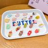 10Pcs Hair Accessory Cute Mini Ice Cream Transparent Funny Hair Clip For Women Bangs And Hair Tidying Duckbill Clip
