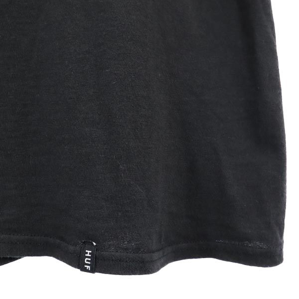 HUF Print Long Sleeve T-shirt L Black Ron T Men's Used