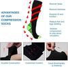 Compression Socks Outdoor Sports Pressure Socks Women and Men's Long Jump Rope Fitness Calf Socks Muscle Unisex Men Socks YS1009