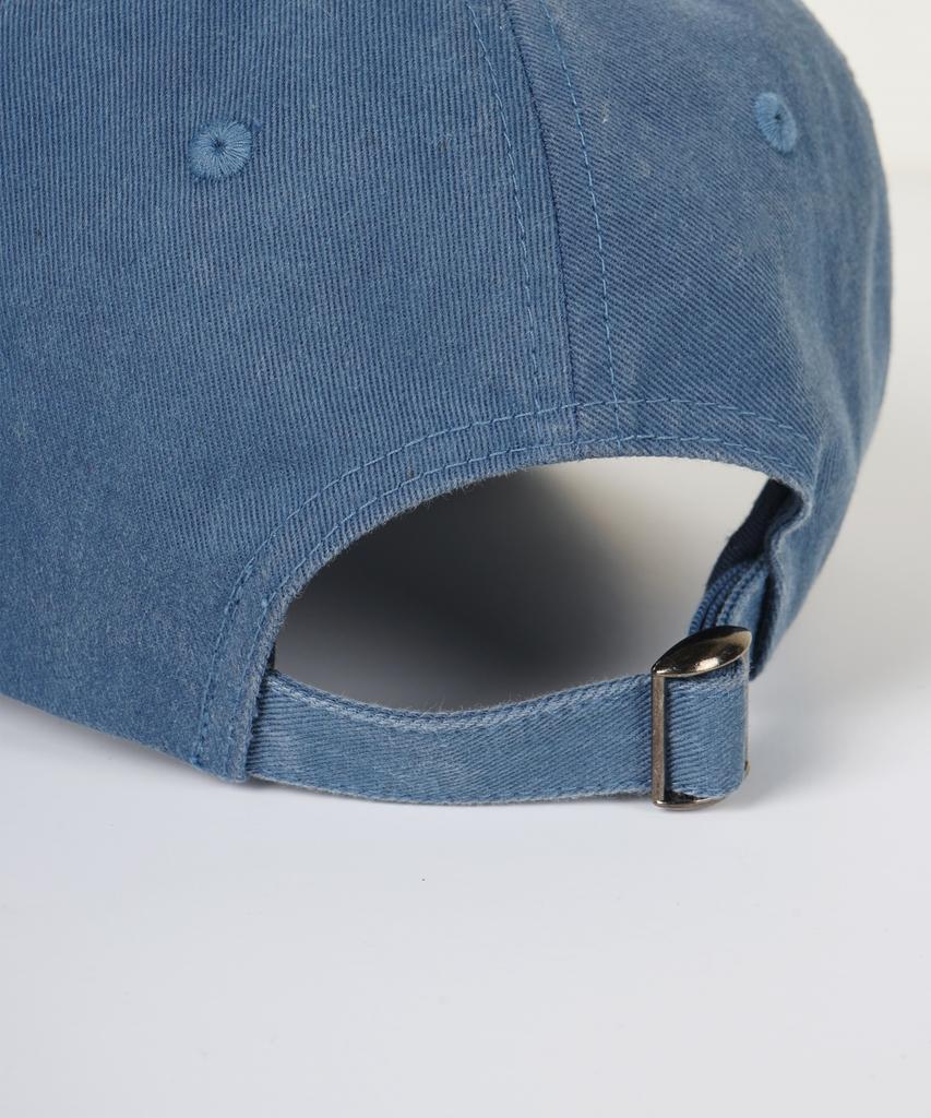 BIRBANTE Garment-Dyed Ball Cap - Washed Blue