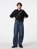 Barrel Leg Jeans+ec  Length 78.5 Cm 