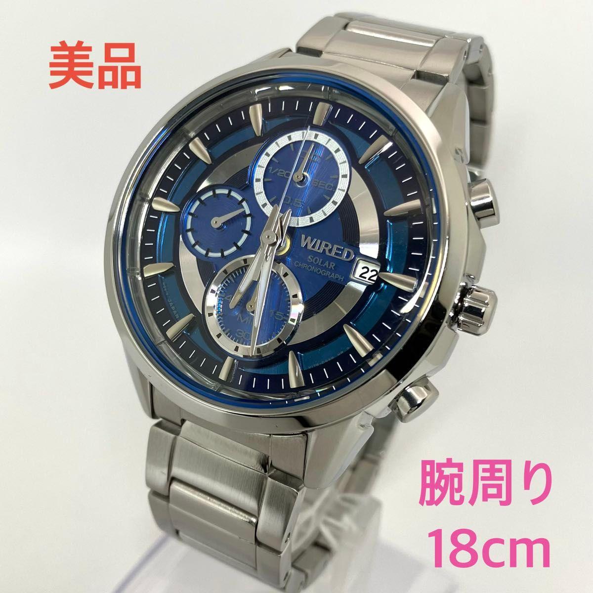 SEIKO Wired WIRED Chronograph Men s Watch Light Blue Apollo AGAD060 V176-0AK0