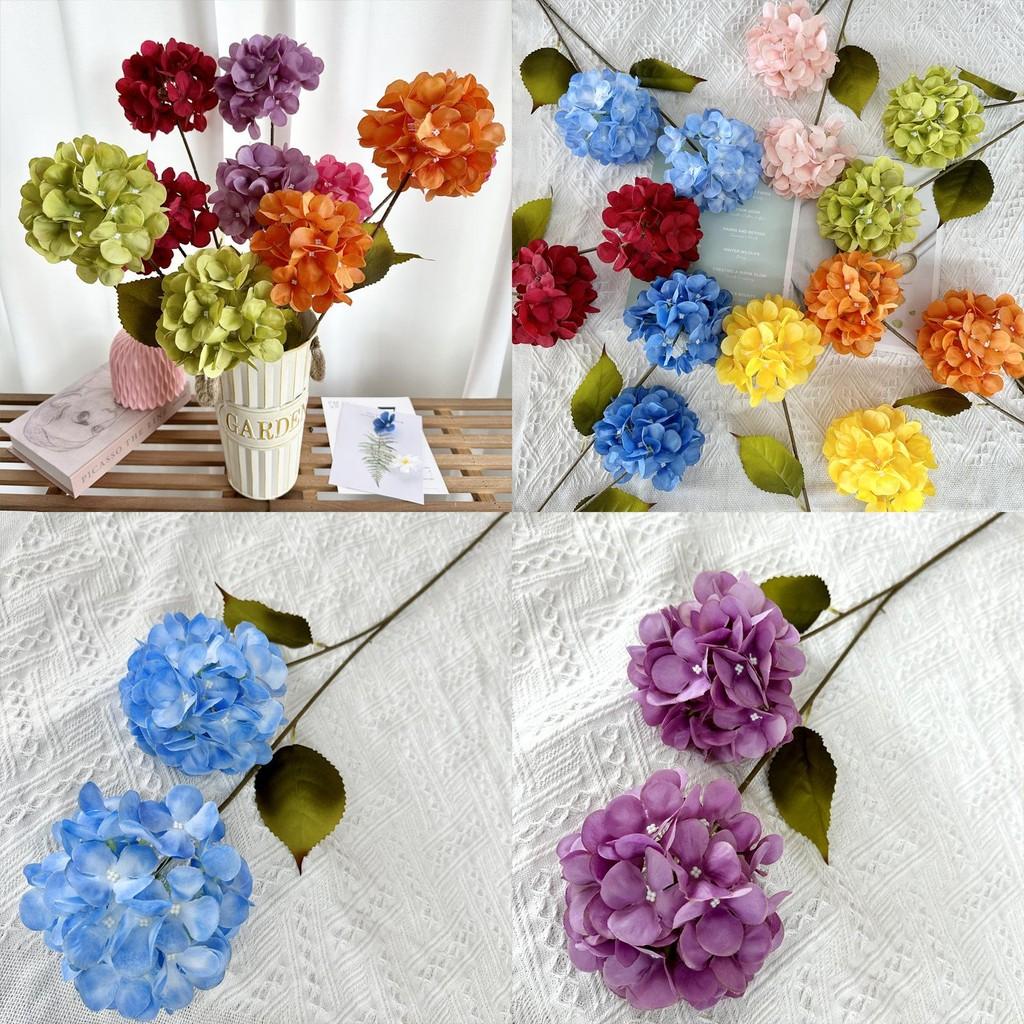Wedding Hydrangeamacrophylla Artificial Flower Sphere For Event Planning And Photography