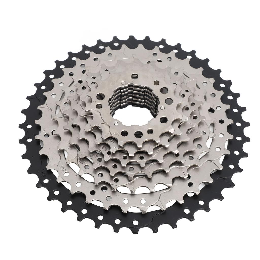 9-fach Kassette 12-40T Fahrradkassette Aluminiumlegierung Fahrrad Freilauf Sanfte Rotation Geräuschlos