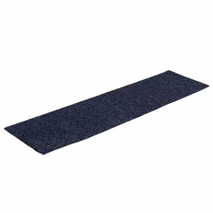 VidaXL Tapis d'escalier autocollants 30 pièces 76 x 20 cm Gris Bleu Rectangulaire 3365726