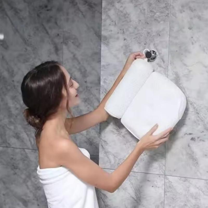 Mesh SPA Bathtub Pillow 3D Mesh Tub Pillow with Anti Slip Suction Cups Bathtub Headrest Ergonomic Pillow