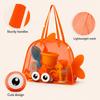 Large Capacity Mesh Beach Toy Bag For Kids Outdoor Sand Toys Storage, Lightweight Carry Bag With Handles For Beach, Travel And Home