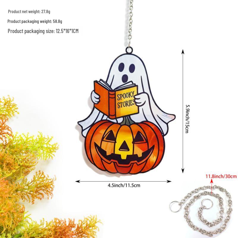 Halloween Ghost Hanging Ornaments and Window Decorations