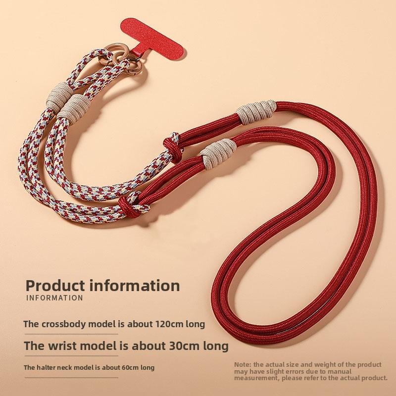 3 In 1 Crossbody Mobile Phone Hanging Rope Neck Lanyard Wrist Strap Removable Phone Lanyard Water Cup Hanging Rope