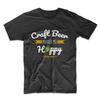 Men's Drinking Shirt - Craft Beer Makes Me Hoppy Funny Beer Snob T-Shirt