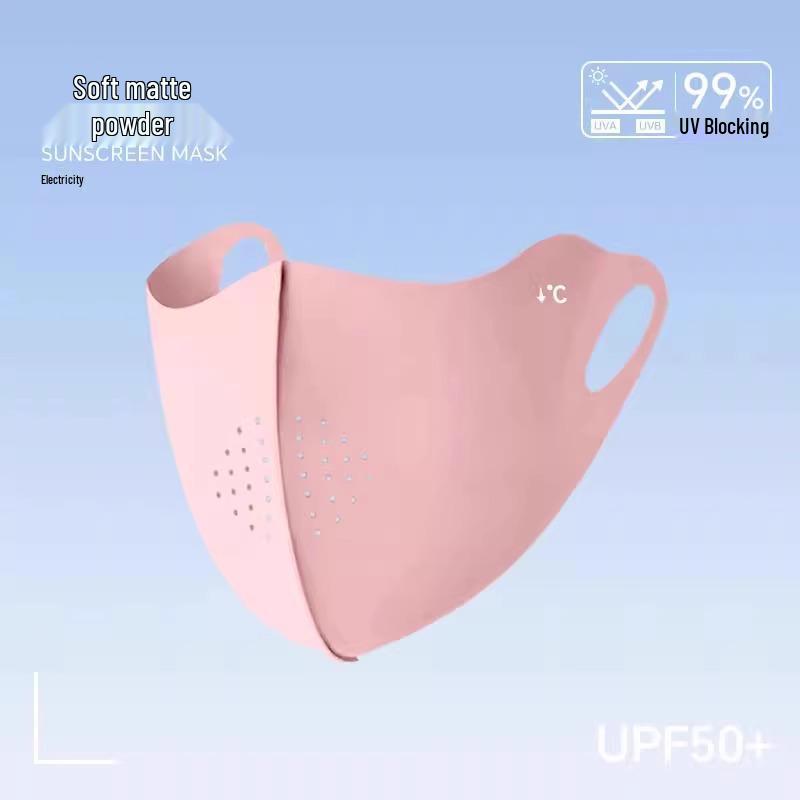

Високоякісна літня унісекс маска для обличчя з льодяного шовку, 3D-дихаюча, із захистом від УФ-випромінювання, Версія 2025 One Size