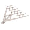 Equal Distance Measuring Ruler Stainless Steel Equidistant Ruler Equal Space Divider Leather Belt
