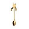 304 Stainless Steel Coffee Spoon, Hanging Cat Spoon for Mugs Tall Cups, Long Handle Tea Stirring Spoon, Ideal for Desserts & Ice Cream Lovers