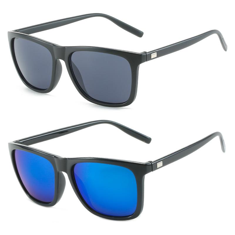 

2PCS Colorful Fashion Square Sunglasses Women Men Simple Trend Brand Designer Sun Glasses Driving Male Female Glasses UV400