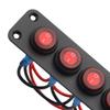 Rocker Switch Panel Pre Wired Waterproof for RV Yht Car Trailers Vehicles