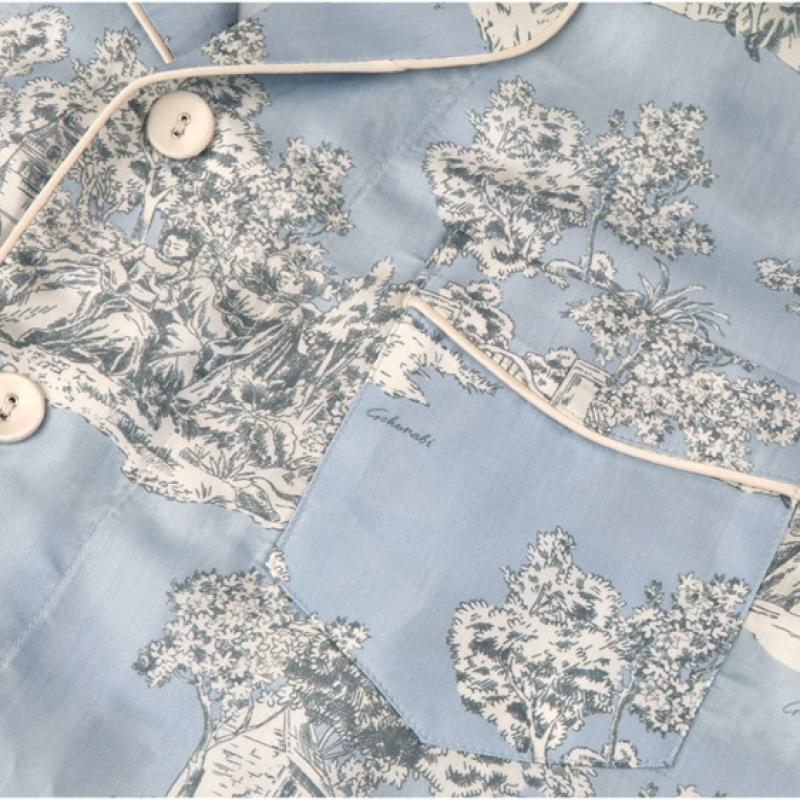 Gohunabi Men S Pajama Set Blue Pianzae