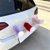 Remote Control Electric Car Tail Electric Bicycle Tail Wagging Moving Rechargeable Plush Animal Tail Auto Motorcycle Decoration