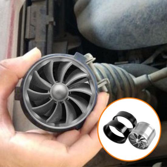 NEW!Supercharger Car  Accessories Power Air Intake Fan Turbine Turbo Universal