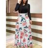 JPNTKY Fashion Summer Spring O-Neck Casual Dresses