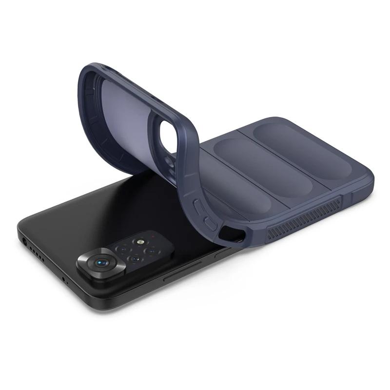 For Xiaomi Redmi Note 11s 11 Pro Global 4G Back Cover Phone Case Soft Liquid Silicone Anti-fall Shockproof Armor Protect Funda