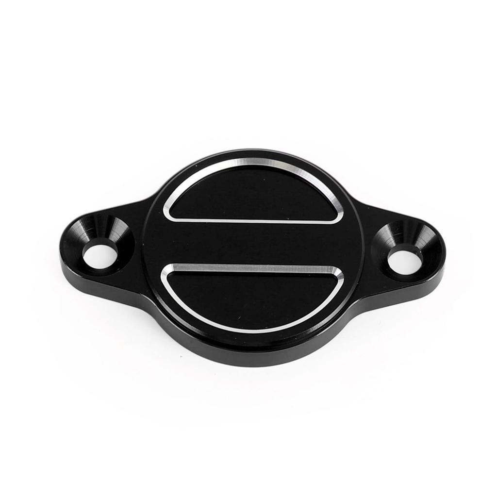 Frezon CNC Aluminum Filter Cap Cover for Ducati Monster 696 821 937 1100 1200S Black