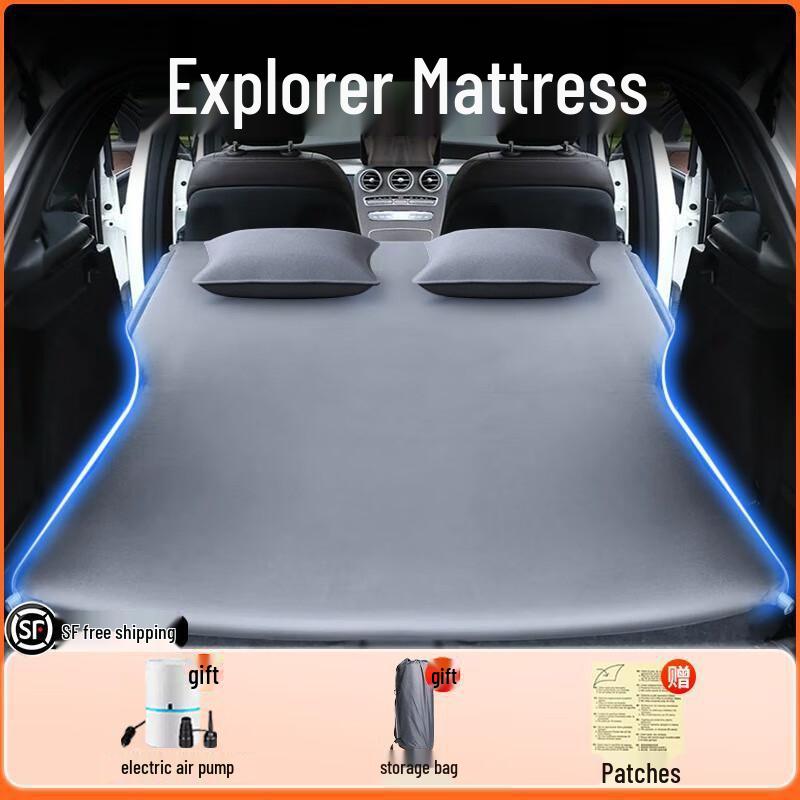 Inflatable Mattress for 2025 Ford Explorer: Travel & Car Bed for 5-7 Seaters