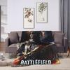 Battlefield 2042 Game Blankets  Airplane Travel Flannel Bedding Throws For Living Room Warm Soft Custom Quality Bedspread
