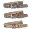 Luxury Design Business Waist Belt Retro Punk Waistband Suede Rivet Belt  Paired with Skirts Jeans