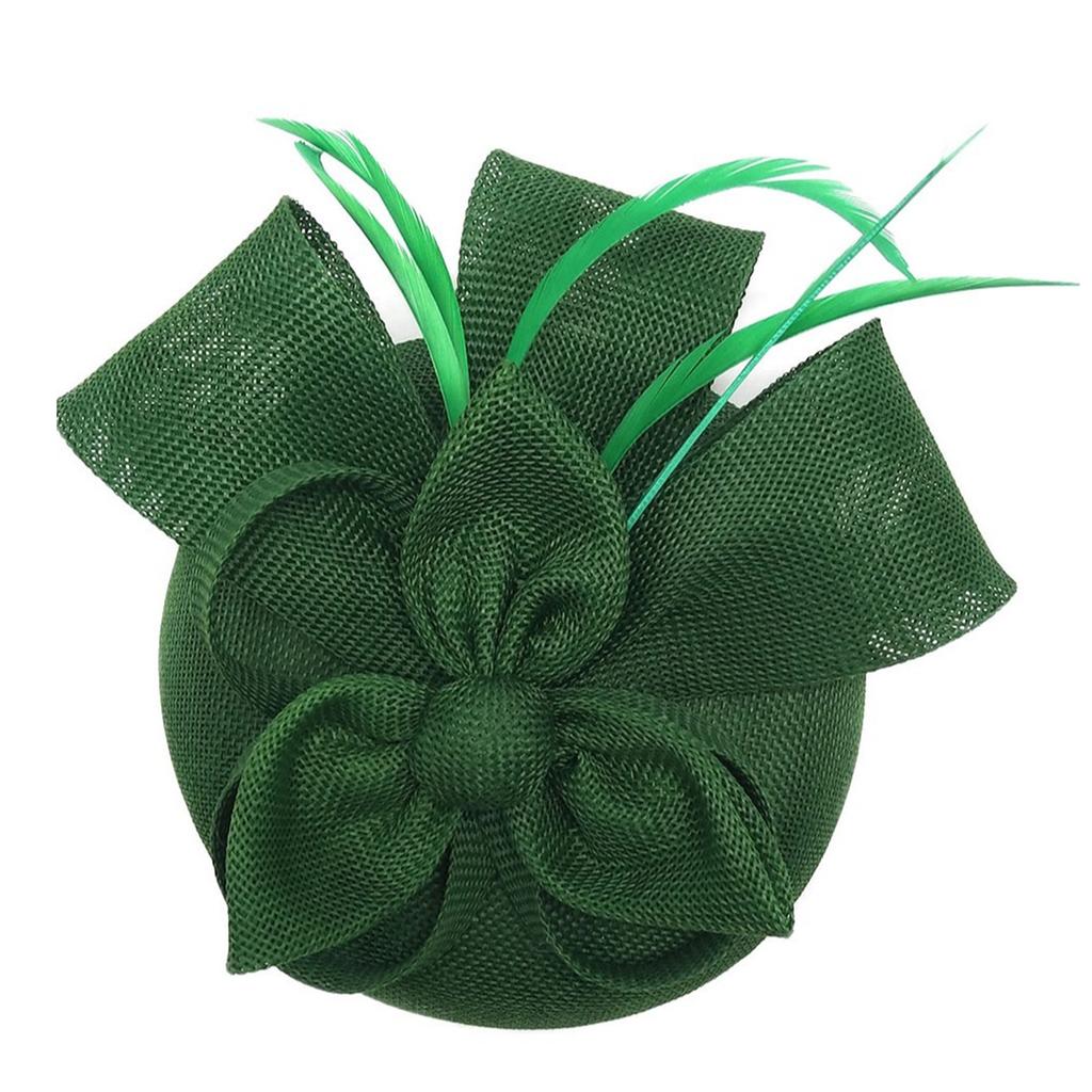 Handmade Flower Mesh Headbands Fascinator Hat Fashion Styles Hat Headgear for Special Celebrations