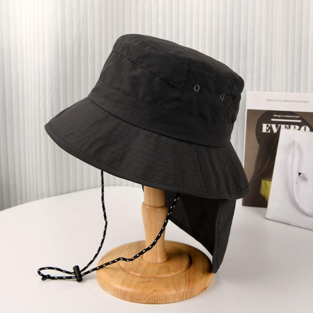 UPF 50+ Foldable Bucket Hat Waterproof Wide Brim Sun Hat Lightweight Anti-UV Fishman Hat  Unisex