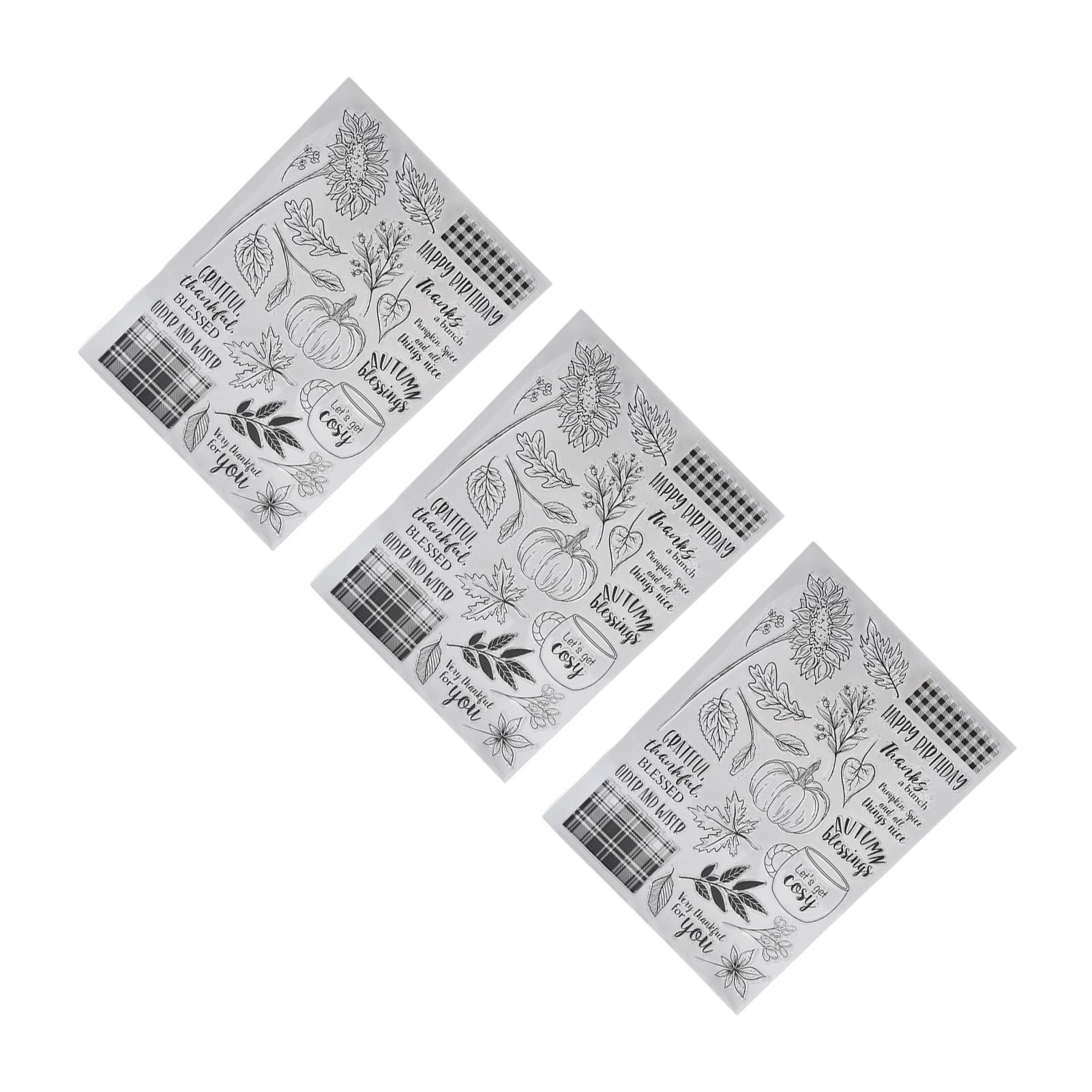 

Transparent Stamp Transparent Silicone Stamp Travel Commemorative Card Decoration Tool