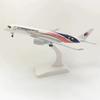 1/400 Scale 20CM Malaysia Airways A350 Aircraft Model Plane Airplane Toy Metal Diecast Planes Model Collection for Children Gifts