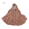 Rhinestone Floral Beads Modal Jersey Hijab Shawls Women Wrap Elastic Thick Muslim Full Cover Islam Foulards Bonnet Headband