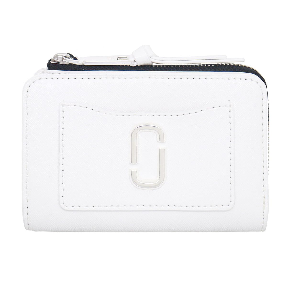 

Marc Jacobs The Snapshot DTM Saffiano Leather Utility Slim Wallet 2F3SMP050S07 (Bi-fold) White, Women s [Brand Name] [Used] білий