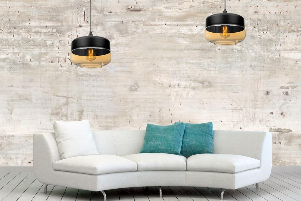 HÄNGENDE DECKENLAMPE, GLASPLAFOND, LED-LAMPE