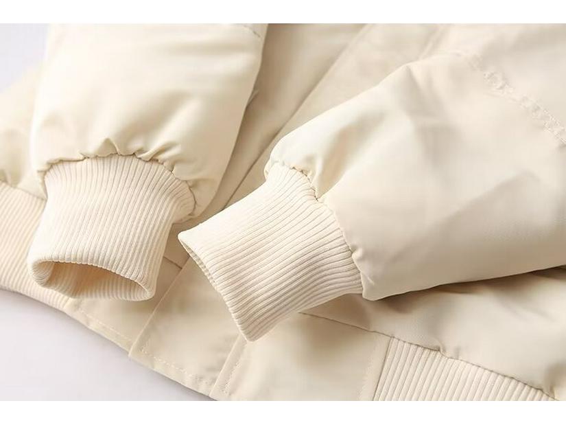 2024 Winter Women's European & American Retro Fur Collar Hooded Parka