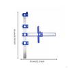 Drawer Pull Template Positioning Cabinet Handle Installation Tool Clear Scale Adjustable Punch Guide