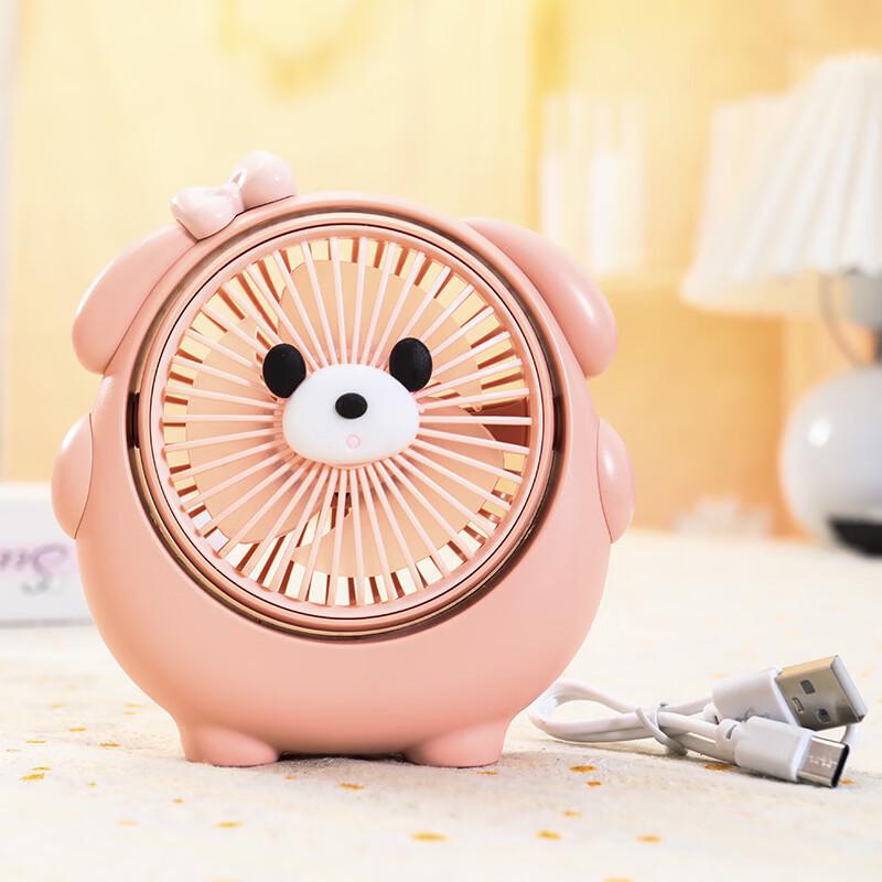 LINGPAN Мини-портативный USB-вентилятор с перезаряжаемой батареей (5-Pack)