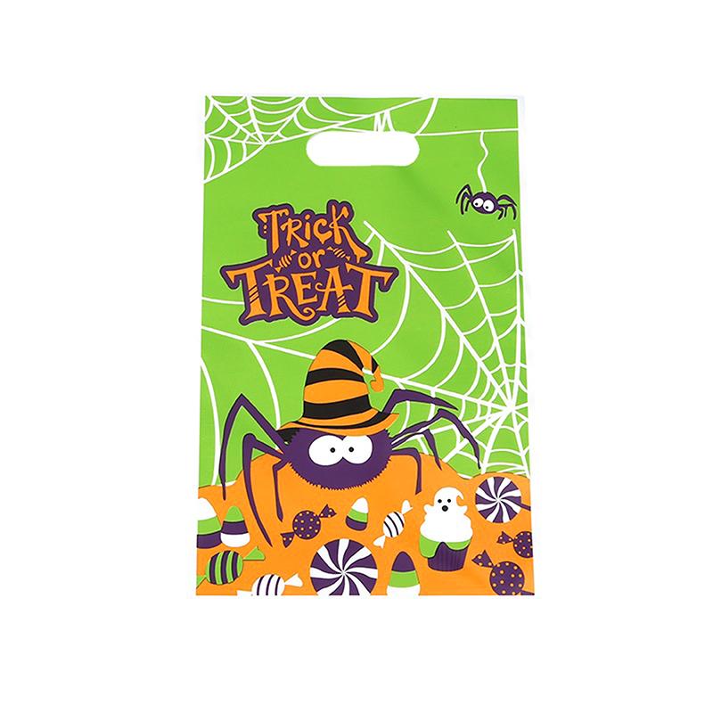 50Pcs Halloween Gift Bags Candy Cookie Packaging Bags Halloween Party Decor Supplies