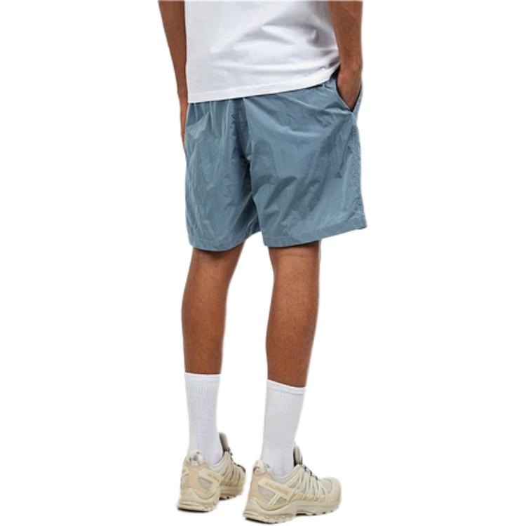 Carhartt WIP Solid Color Letter Swim Shorts Men Swimwear Clay-Blue I034570-2SF-XX