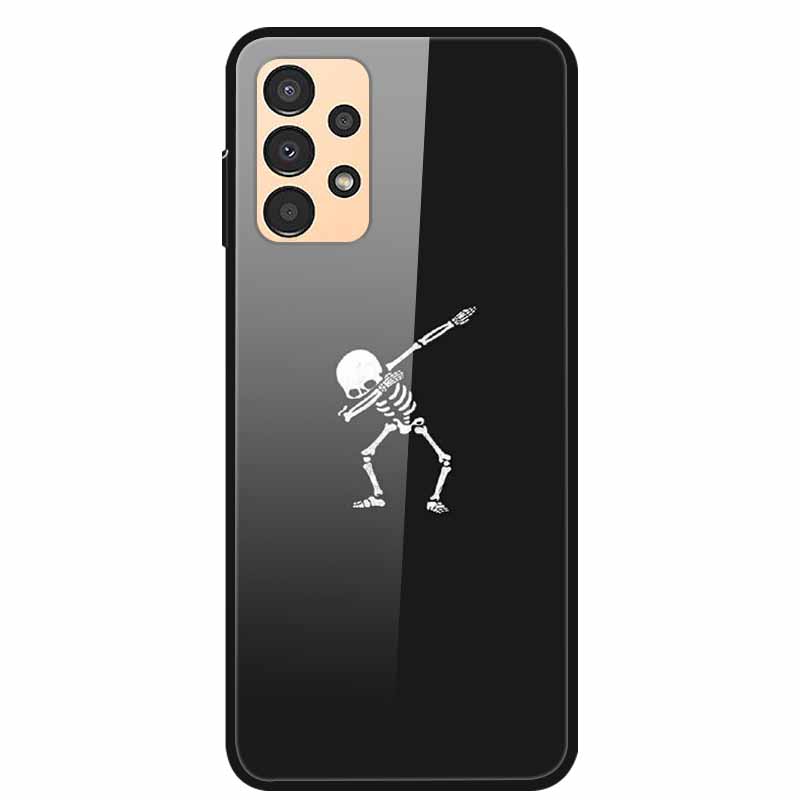 Funda para Samsung A53 5G 2022 Mármol Vidrio Templado Tapa Dura para Fundas de Teléfono Samsung Galaxy A33 A73 5G Protección Fundas