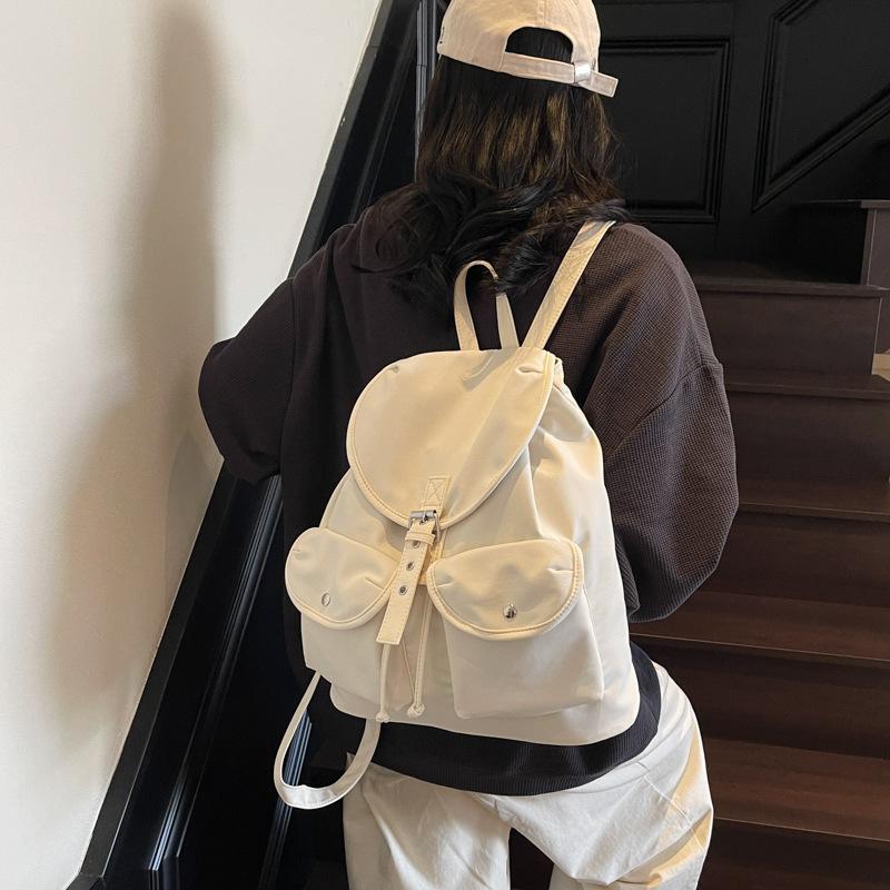 New Korean Style Niche Design Backpack, Backpack for Women's Commuting, Versatile Travel, Leisure, Multi Pocket Backpack