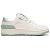 Li Ning Lightweight Abrasion Resistant Low top Skateboard Shoes Women's White Green AGCS248-3