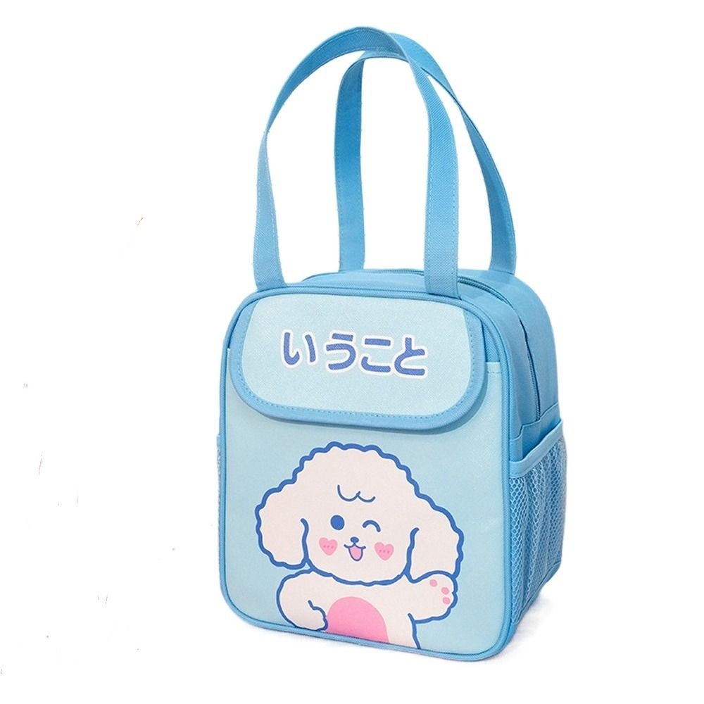 Functional Zipper Bear Panda Rabbit Thermal Insulation Strawberry Handbag Food Storage Bag Women Lunch Bag Picnic Bag