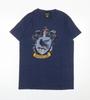 Harry Potter Ravenclaw T-Shirt Men Blue S Graphic Crest Cotton