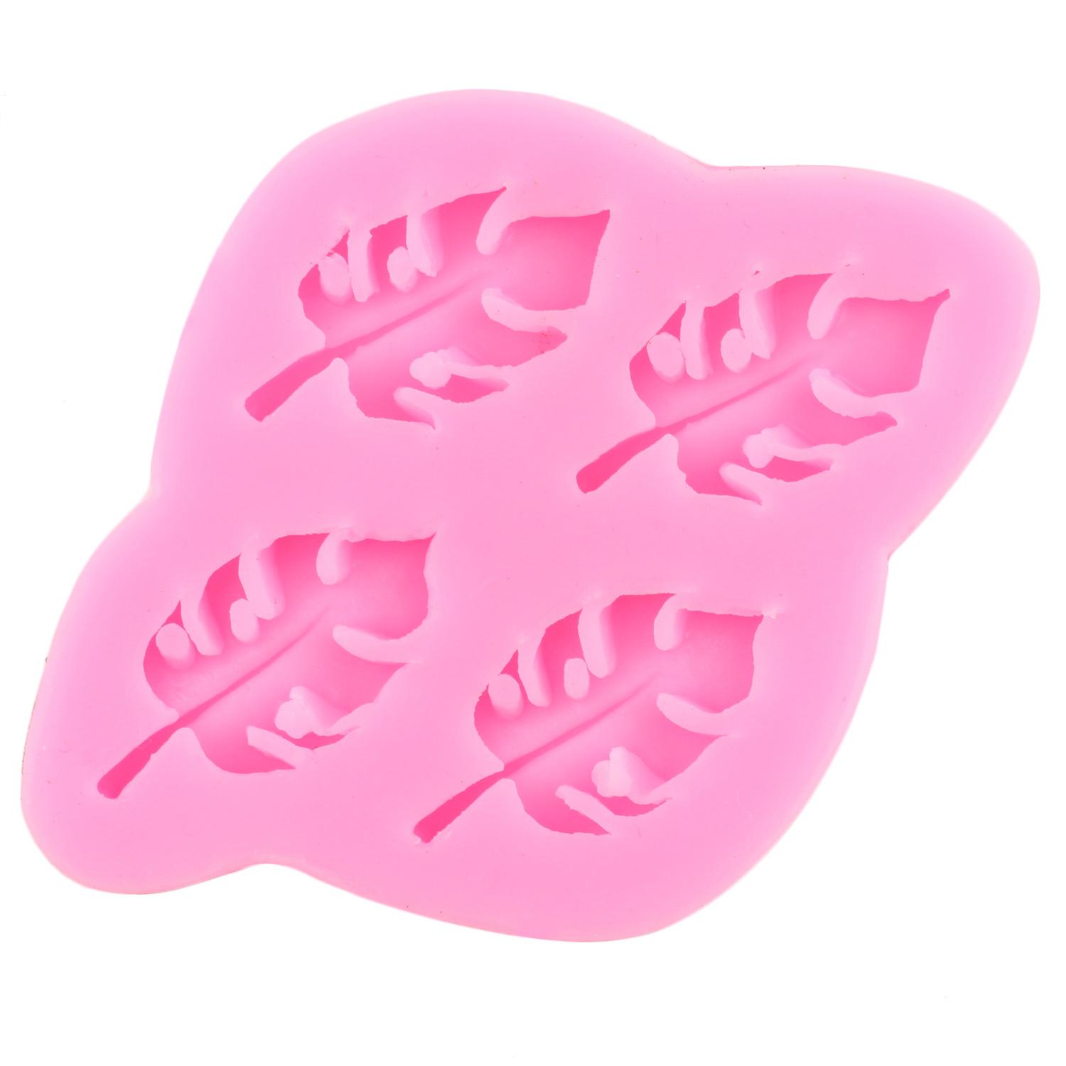 

Тропический лист лист гинкго билоба пальмовый лист силиконовая форма кленовый лист формы для помадки формы для шоколадных конфет инструменты для украшения торта зелёный