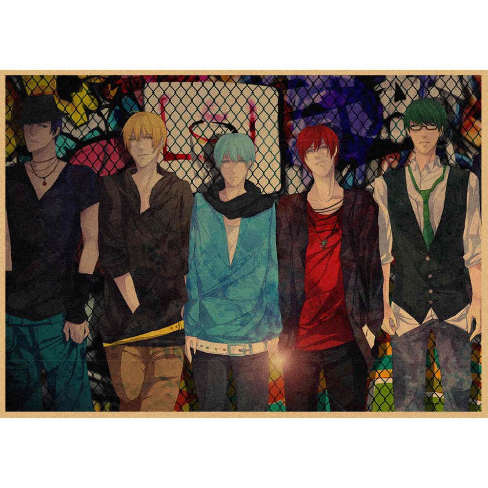 Kuroko's Basketball Retro Kraft Poster Decorative Wall Art Mural 407